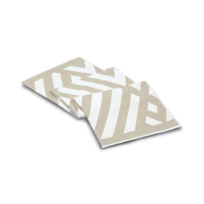 Mijölnir Toalla de playa Fouta Geometric - Warm Grey